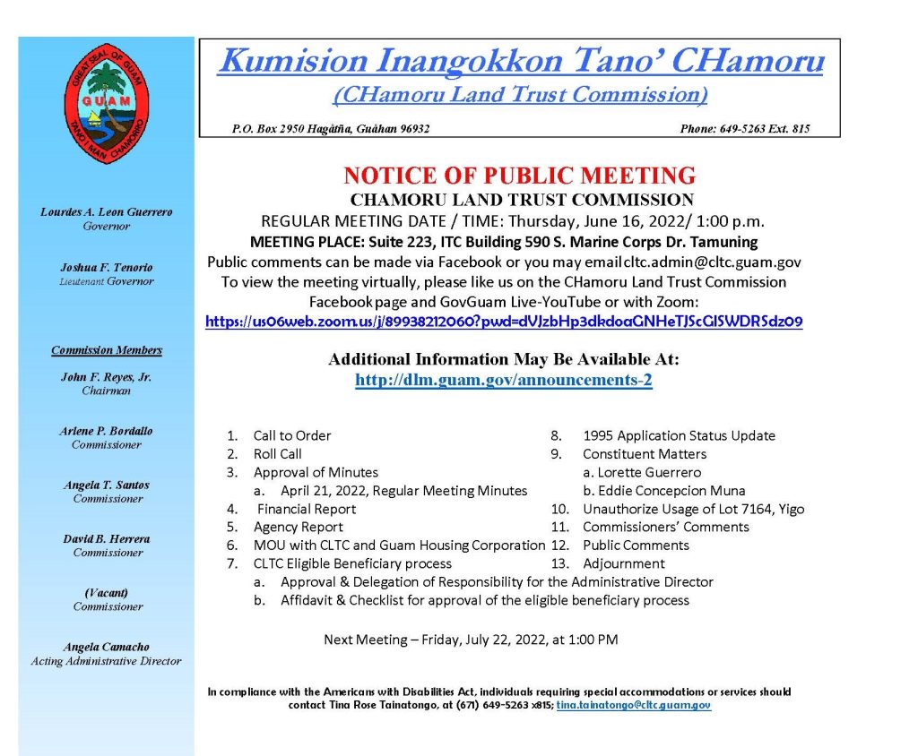 CLTC Meeting Notice 6-6-2022